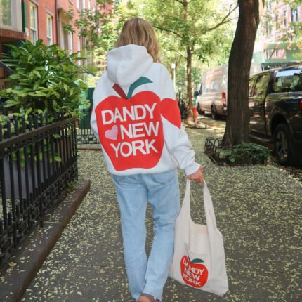 Big Apple Oversized Lux Hoodie in Heather Gray