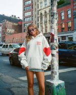 Big Apple Oversized Lux Hoodie in Heather Gray