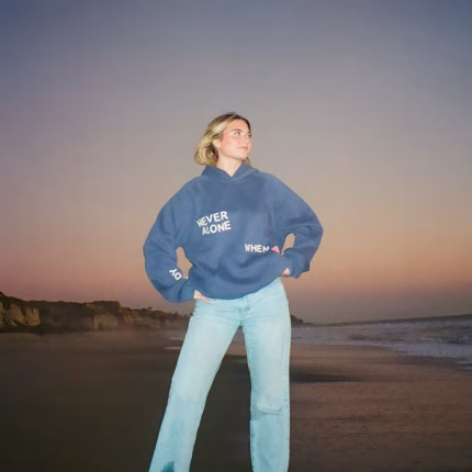 Blue Dandy All My Friends Luxe Oversized Hoodie