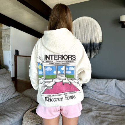 Dandy Interiors Luxury Oversized Hoodie in Gray