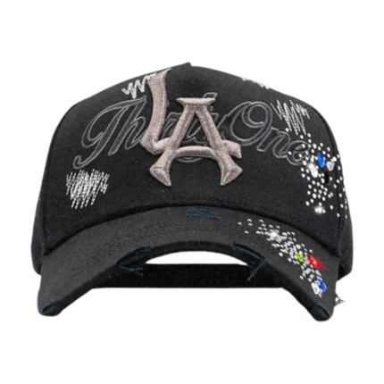 Dandy LA Black Rainbow crystals Hat