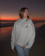 Endless Summer Oversized Lux Hoodie in Dark Heather