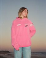 Endless Summer Oversized Lux Hoodie in Vintage Washed Pink