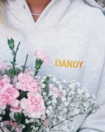 Gift Giving Oversized Lux Hoodie in Heather Gray