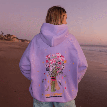 Gift Giving Oversized Lux Hoodie in Lavender