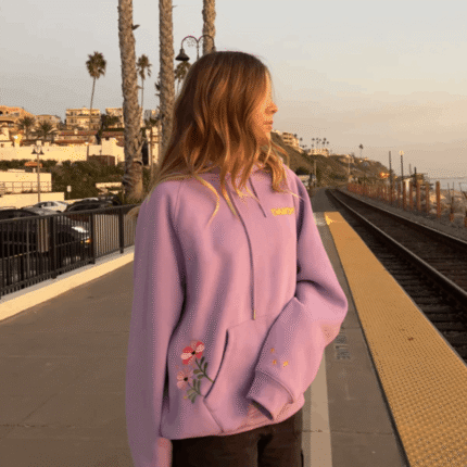 Gift Giving Oversized Lux Hoodie in Lavender