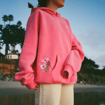 Gift Giving Oversized Lux Hoodie in Vintage Washed Pink