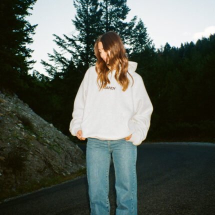 Let's Go On An Adventure Oversized Lux Hoodie in Heather Gray