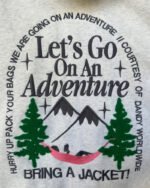 Let's Go On An Adventure Oversized Lux Hoodie in Heather Gray