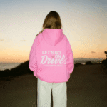 Let’s Go on a Drive Oversized Lux Hoodie in Pink