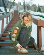Lovers Club Crew Neck Sweatshirt Vintage Washed Green