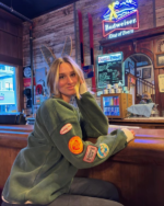 Lovers Club Crew Neck Sweatshirt Vintage Washed Green