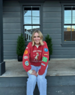 Lovers Club Crew Neck Sweatshirt Vintage Washed Red