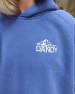 Mountain Oversized Lux Hoodie in Vintage Washed Blue