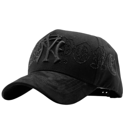 NY Crystals Black Thirty One Hat