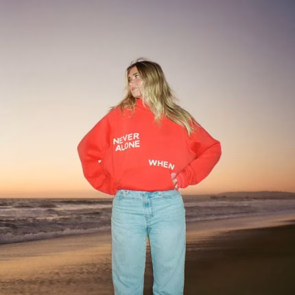 Red Dandy All My Friends Luxe Oversized Hoodie