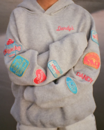Road Trip Oversized Lux Hoodie in Dark Heather