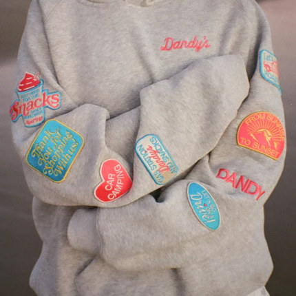 Road Trip Oversized Lux Hoodie in Dark Heather