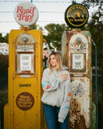 Road Trip Oversized Lux Hoodie in Dark Heather