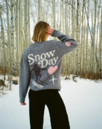 Ski Team Knit Sweater Gray
