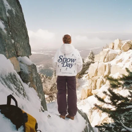 Snow Day Oversized Lux Hoodie in Heather Gray