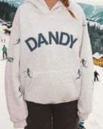Snow Day Oversized Lux Hoodie in Heather Gray