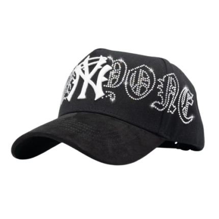 Thirty One Ny Crystals Black White Hat