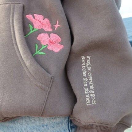 What If Oversized Lux Hoodie in Dark Gray