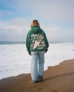 What If Oversized Lux Hoodie in Green