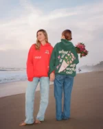 What If Oversized Lux Hoodie in Green