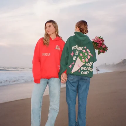 What If Oversized Lux Hoodie in Green