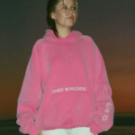 Words of Affirmation Oversized Lux Hoodie in Vintage Washed Pink