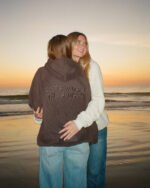 Yin+Yang Let's Watch the Sunset Oversized Lux Hoodie Charcoal Gray